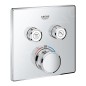 Grohe Grohtherm SmartControl - Mitigeur thermostatique encastré pour 2 sorties, chrome 29124000 Grohe Grohtherm SmartControl - Mitigeur thermostatique encastré pour 2 sorties, chrome 29124000