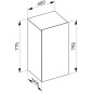 Keuco Stageline - Armoire, 400x782x360 mm, 1 porte, charnières à droite, blanc 32811300002