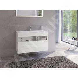 Keuco Stageline - Meuble sous lavabo, 1000x625x490 mm, blanc 32872300000