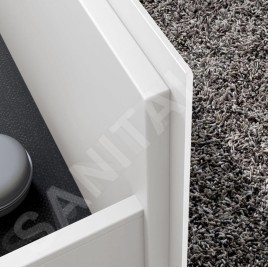 Keuco Stageline - Meuble sous lavabo, 1000x625x490 mm, avec éclairage et USB, blanc 32872300100