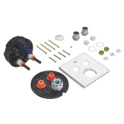 Grohe Grohtherm SmartControl - Mitigeur thermostatique encastré pour 2 sorties, chrome 29124000