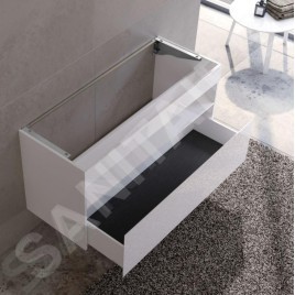 Keuco Stageline - Meuble sous lavabo, 1200x625x490 mm, blanc 32882300000