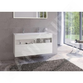 Keuco Stageline - Meuble sous lavabo, 1200x625x490 mm, blanc 32882300000