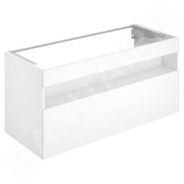 Keuco Stageline - Meuble sous lavabo, 1200x625x490 mm, avec éclairage et USB, blanc 32882300100