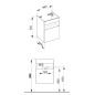 Keuco Stageline - Meuble sous lavabo, 460x625x380 mm, 1 porte, charnières à gauche, avec éclairage et USB, blanc 32822300101 Keuco Stageline - Meuble sous lavabo, 460x625x380 mm, 1 porte, charnières à gauche, avec éclairage et USB, blanc 32822300101