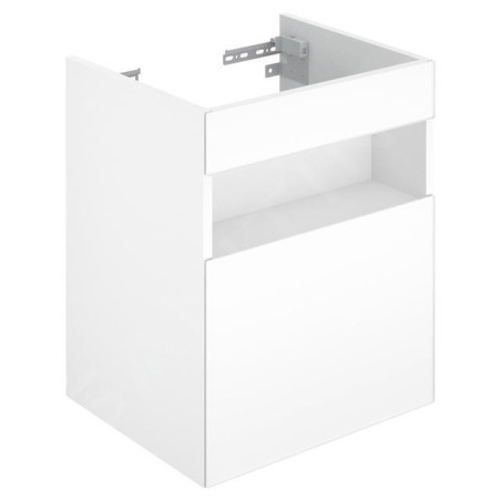 Keuco Stageline - Meuble sous lavabo, 460x625x380 mm, 1 porte, charnières à droite, blanc 32822300002
