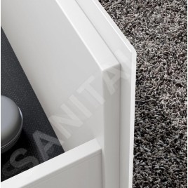 Keuco Stageline - Meuble sous lavabo, 650x550x490 mm, avec découpe pour lavabo, blanc 32853300000