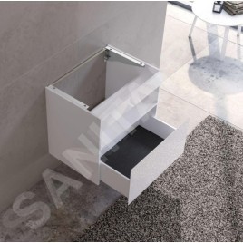 Keuco Stageline - Meuble sous lavabo, 650x625x490 mm, blanc 32852300000