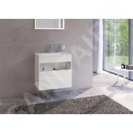 Keuco Stageline - Meuble sous lavabo, 650x625x490 mm, blanc 32852300000