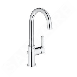 Grohe BauLoop - Mitigeur de lavabo avec vidage, taille L, chrome 23760000