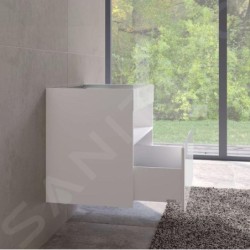 Keuco Stageline - Meuble sous lavabo, 800x625x490 mm, blanc 32862300000