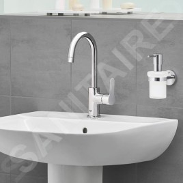 Grohe BauLoop - Mitigeur de lavabo avec vidage, taille L, chrome 23760000