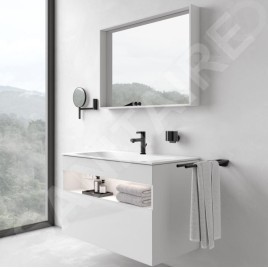 Keuco Stageline - Meuble sous lavabo, 800x625x490 mm, avec éclairage et USB, blanc 32862300100