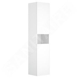 Keuco Stageline - Armoire haute, 400x1800x360 mm, 2 portes, charnières à gauche, blanc 32831300001
