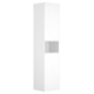 Keuco Stageline - Armoire haute, 400x1800x360 mm, 2 portes, charnières à gauche, avec éclairage, blanc 32831300101