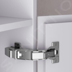 Keuco Stageline - Armoire haute, 400x1800x360 mm, 2 portes, charnières à droite, avec éclairage, blanc 32831300102