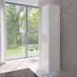 Keuco Stageline - Armoire haute, 400x1800x360 mm, 2 portes, charnières à droite, avec éclairage, blanc 32831300102