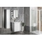 Aqualine Zoja - Armoire lavabo 505x630x371 mm, 1 porte, L/P, blanc 56373 Aqualine Zoja - Armoire lavabo 505x630x371 mm, 1 porte, L/P, blanc 56373