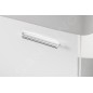 Aqualine Zoja - Armoire lavabo 505x630x371 mm, 1 porte, L/P, blanc 56373 Aqualine Zoja - Armoire lavabo 505x630x371 mm, 1 porte, L/P, blanc 56373