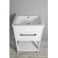 Aqualine Etide - Meuble lavabo 515x850x440 mm, 1x tiroir, blanc mat ET515 Aqualine Etide - Meuble lavabo 515x850x440 mm, 1x tiroir, blanc mat ET515