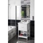 Aqualine Etide - Meuble lavabo 515x850x440 mm, 1x tiroir, blanc mat ET515 Aqualine Etide - Meuble lavabo 515x850x440 mm, 1x tiroir, blanc mat ET515