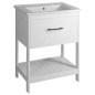 Aqualine Etide - Meuble lavabo 615x850x440 mm, 1x tiroir, blanc mat ET615 Aqualine Etide - Meuble lavabo 615x850x440 mm, 1x tiroir, blanc mat ET615