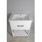 Aqualine Etide - Meuble lavabo 615x850x440 mm, 1x tiroir, blanc mat ET615 Aqualine Etide - Meuble lavabo 615x850x440 mm, 1x tiroir, blanc mat ET615