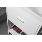 Aqualine Etide - Meuble lavabo 615x850x440 mm, 1x tiroir, blanc mat ET615 Aqualine Etide - Meuble lavabo 615x850x440 mm, 1x tiroir, blanc mat ET615