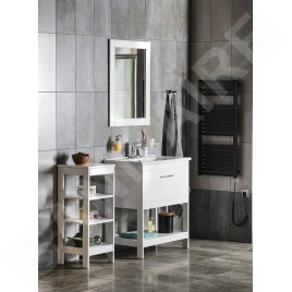 Aqualine Etide - Meuble lavabo 715x850x440 mm, 1x tiroir, blanc mat ET725