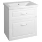 Aqualine Favolo - Meuble-vasque, 670x725x446 mm, blanc mat FV270 Aqualine Favolo - Meuble-vasque, 670x725x446 mm, blanc mat FV270