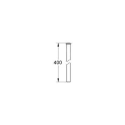 Grohe Pièces de rechange - Tuyau de chasse d'eau d'urinoir, chrome 37043000