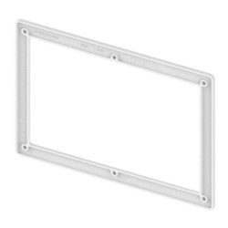 Tece TECEsolid - Cadre de délimitation du bouton de chasse d'eau,blanc 9240440