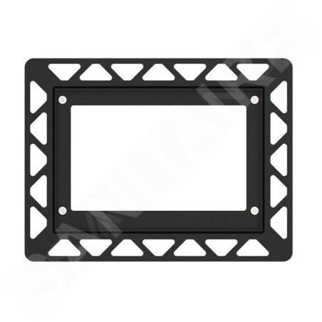 Tece TECEnow - Cadre de montage pour la commande de chasse d'eau encastré dans le carrelage, chrome brillant 9240649