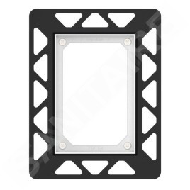 Tece TECEfilo - Cadre de montage pour commande de chasse d'eau d'urinoir, blanc 9242041