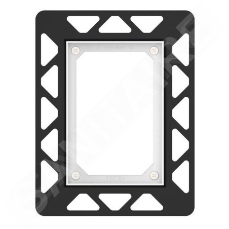 Tece TECEfilo - Cadre de montage pour commande de chasse d'eau d'urinoir, blanc 9242041