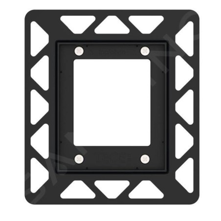 Tece TECEloop - Cadre de montage pour la commande de la chasse d'eau d’urinoir encastré dans le carrelage, chrome brillant