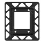 Tece TECEloop - Cadre de montage pour la commande de la chasse d'eau d’urinoir encastré dans le carrelage, chrome brillant Tece TECEloop - Cadre de montage pour la commande de la chasse d'eau d’urinoir encastré dans le carrelage, chrome brillant
