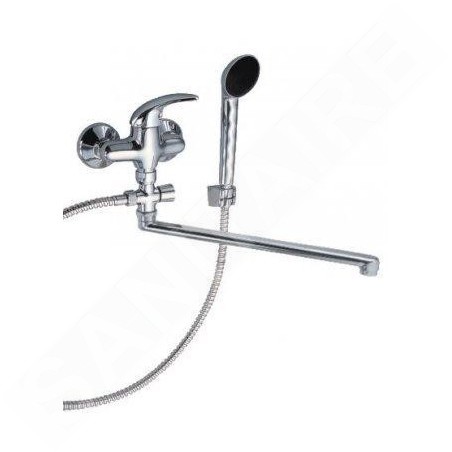 Novaservis Metalia 55 - Robinetterie de baignoire murale complète, chrome 55073,0