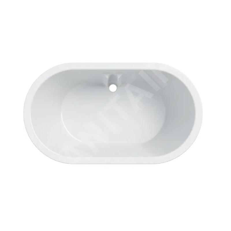 Geberit Bambini - Baignoire bébé, montage sur plan, blanc alpin 407010016