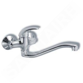 Novaservis Metalia 55 - Mélangeur lavabo mural 100 mm, chromé 55074,0