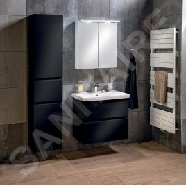 Aqualine Altair - Meuble sous lavabo 78x60x45 cm, noir mat AI680