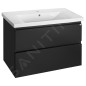 Aqualine Altair - Meuble sous lavabo 87x60x45 cm, noir mat AI690 Aqualine Altair - Meuble sous lavabo 87x60x45 cm, noir mat AI690