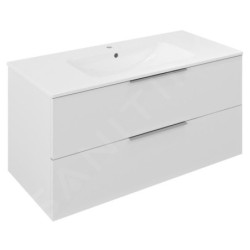 Sapho Cirasa - Meuble-lavabo, 100x52x46 cm, 2 tiroirs, blanc CR100-3030