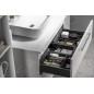 Sapho Cirasa - Meuble lavabo, 80x52x46 cm, 2 tiroirs, pin rustique CR801-1616 Sapho Cirasa - Meuble lavabo, 80x52x46 cm, 2 tiroirs, pin rustique CR801-1616