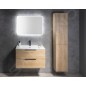 Sapho Cirasa - Meuble-lavabo 80x52x46 cm, 2 tiroirs, chêne Alabama CR801-2222 Sapho Cirasa - Meuble-lavabo 80x52x46 cm, 2 tiroirs, chêne Alabama CR801-2222