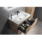 Sapho Cirasa - Meuble-lavabo 80x52x46 cm, 2 tiroirs, chêne Alabama CR801-2222 Sapho Cirasa - Meuble-lavabo 80x52x46 cm, 2 tiroirs, chêne Alabama CR801-2222