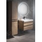 Sapho Sitia - Meuble lavabo 76x50x44 cm, 2 tiroirs, chêne alabama SI080-2222 Sapho Sitia - Meuble lavabo 76x50x44 cm, 2 tiroirs, chêne alabama SI080-2222