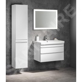 Sapho Sitia - Meuble-lavabo, 101x50x44 cm, 2 tiroirs, blanc mat SI105-3131