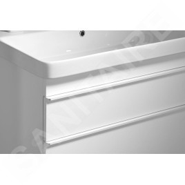 Sapho Sitia - Meuble-lavabo, 101x50x44 cm, 2 tiroirs, blanc mat SI105-3131