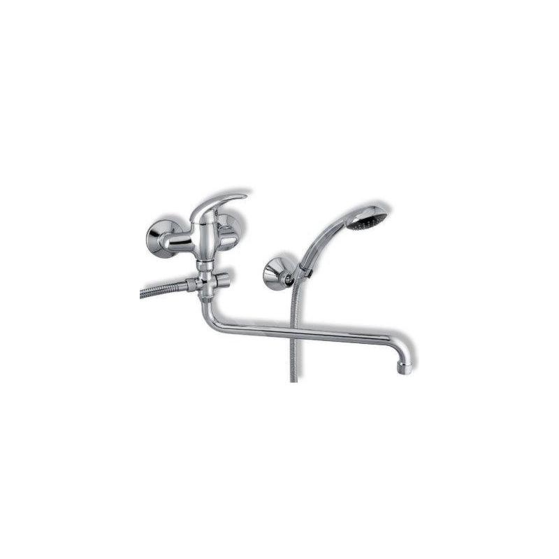 Novaservis Metalia 55 - Robinetterie de baignoire murale complète, chrome 55075,0 Novaservis Metalia 55 - Robinetterie de baignoire murale complète, chrome 55075,0